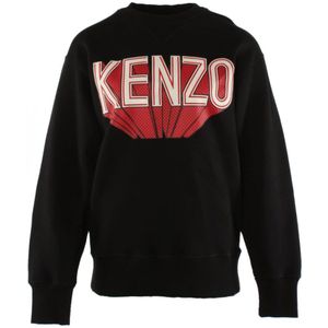 Kenzo, Dames, Sweatshirts & Hoodies, Zwart, Maat: XS Katoen,