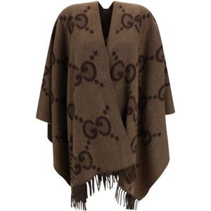 Gucci, Dames, Jassen, Bruin, Maat: ONE Size Kasjmier,