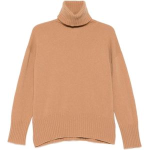 Alysi, Dames, Truien, Bruin, Maat: XS Zijde,