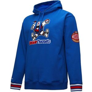 Mitchell & Ness, Heren, Sweatshirts & Hoodies, Blauw, Maat: 2XL Fleece,