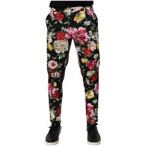 Dolce & Gabbana, Heren, Broeken, Veelkleurig, Maat: M Katoen,