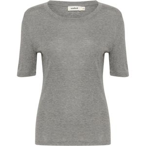 Soaked in Luxury, Dames, Tops, Grijs, Maat: L