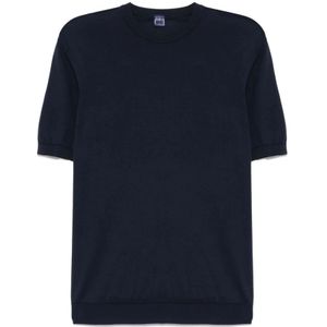 Fedeli, Heren, Tops, Blauw, Maat: 2XL