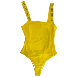 Dsquared2, Dames, Badkleding, Geel, Maat: XS