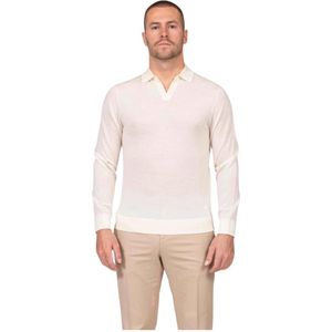 Emporio Armani, Heren, Truien, Beige, Maat: M Wol,