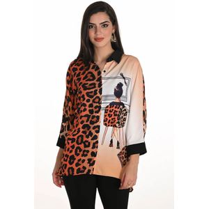 Frank Lyman, Dames, Blouses & Shirts, Veelkleurig, Maat: 2XL Viscose,