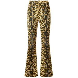 Roberto Cavalli - Armbanden - Gouden Afwerking - Gestructureerde Schakels - Met Zwarte Emaille