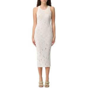 Pinko, Dames, Jurken, Wit, Maat: S Katoen,