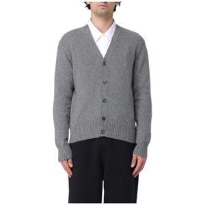 Ami Paris, Heren, Truien, Grijs, Maat: M Wol,