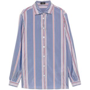 Etro, Dames, Blouses & Shirts, Veelkleurig, Maat: M Katoen,
