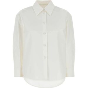 Jil Sander, Dames, Blouses & Shirts, Wit, Maat: XS Katoen,
