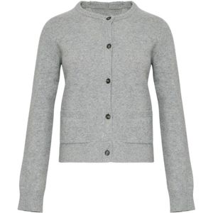 MM6 Maison Margiela, Dames, Truien, Grijs, Maat: M Wol,