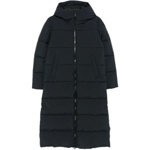 Save The Duck, Dames, Mantels, Zwart, Maat: XL Leer,