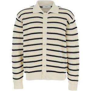 Dunst, Heren, Truien, Wit, Maat: L Katoen,