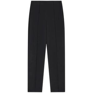 Giorgio Armani, Dames, Broeken, Zwart, Maat: S