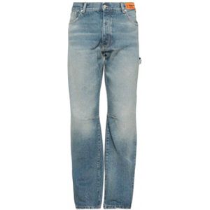 Heron Preston, Heren, Jeans, Blauw, Maat: W30 Denim,
