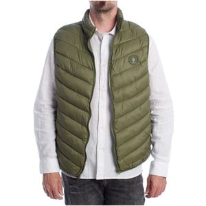 U.s. Polo Assn., Heren, Jassen, Groen, Maat: L Zijde,
