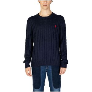 U.s. Polo Assn., Heren, Truien, Blauw, Maat: L Katoen,