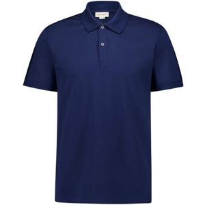 Alexander McQueen, Heren, Tops, Blauw, Maat: S Katoen,