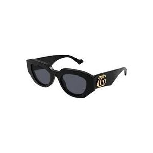 Gucci Stijlvolle zonnebril , Black , Dames , Maat: 51 MM