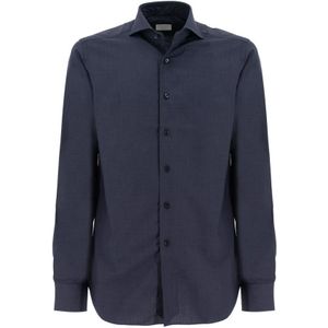 Xacus, Heren, Overhemden, Blauw, Maat: 2XL