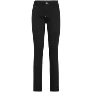 Philipp Plein, Dames, Jeans, Zwart, Maat: W25 Denim,