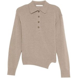 3311, Dames, Truien, Beige, Maat: M