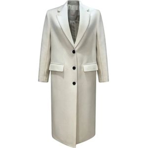 Jucca, Dames, Mantels, Beige, Maat: M Wol,