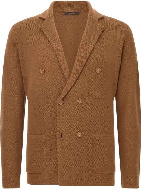 Boggi Milano - Gebreid Vest - Karamel