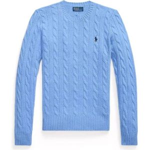 Polo Ralph Lauren - Luxe Wol Kasjmier Trui - Blauw - Dames