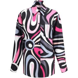 Pucci - Marmo Print Overhemd - Zijden - Multi
