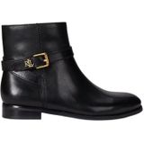 LAUREN RALPH LAUREN - Enkellaarsjes - Zwart - Glad Leer