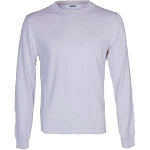 Mauro Grifoni, Heren, Sweatshirts & Hoodies, Wit, Maat: S Katoen,