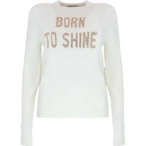 MC2 Saint Barth, Dames, Truien, Beige, Maat: XS