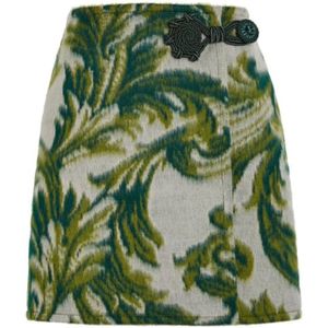 Etro, Dames, Rokken, Groen, Maat: 2XS Wol,