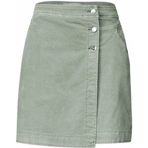 Street One, Dames, Rokken, Groen, Maat: S Corduroy,