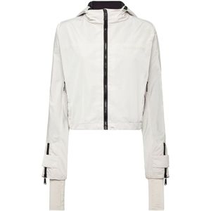 Plein Sport - Hooded Active Jacket LS Scratch - Tussenjas - Lichtgrijs - Polyester