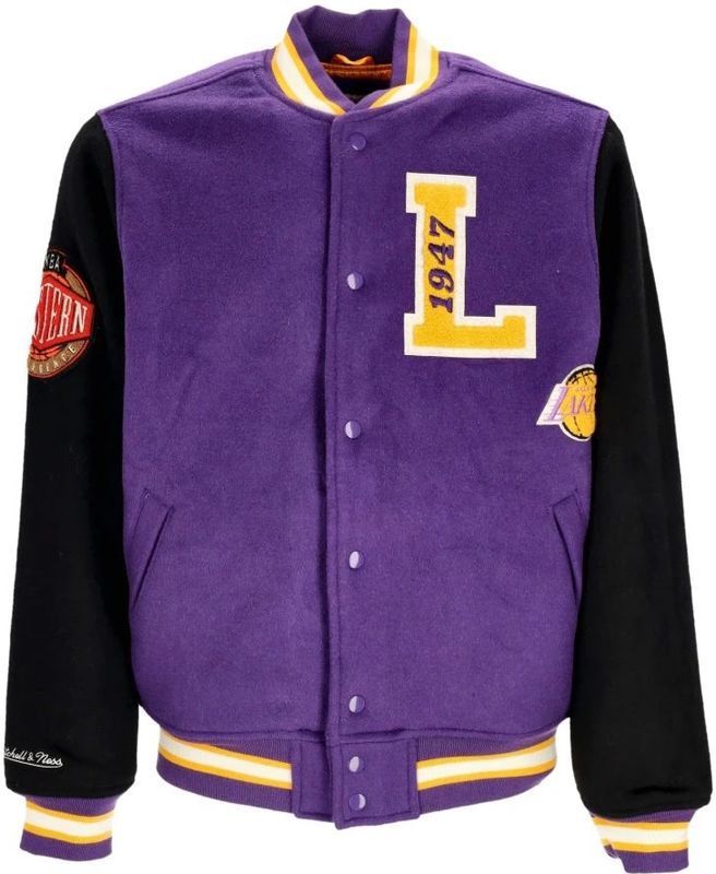 Mitchell & Ness - NBA Team Legacy Varsity Jacket - Paars - Heren