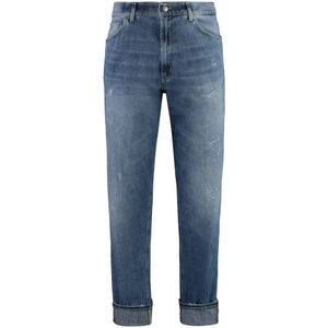 Dondup, Heren, Jeans, Blauw, Maat: W32 Katoen,