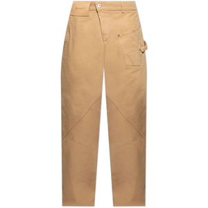 JW Anderson, Heren, Broeken, Beige, Maat: W30 Katoen,