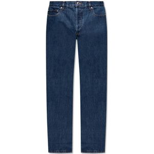A.p.c., Heren, Jeans, Blauw, Maat: W35 Katoen,
