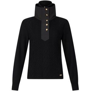 Liu Jo, Dames, Truien, Zwart, Maat: XS