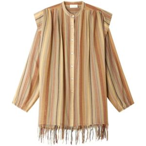 Mes Demoiselles, Dames, Blouses & Shirts, Veelkleurig, Maat: S Katoen,