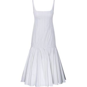Jacquemus, Dames, Jurken, Wit, Maat: XS Katoen,