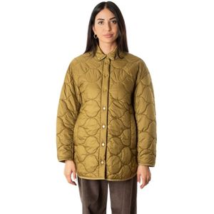 Maison Margiela, Dames, Jassen, Groen, Maat: M Zijde,