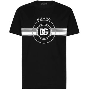 Dolce & Gabbana, Heren, Tops, Zwart, Maat: L
