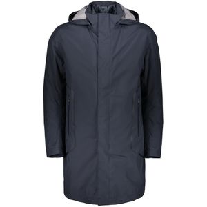 Herno, Heren, Mantels, Blauw, Maat: L Polyamide,