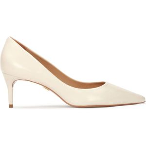 Beige - Pumps - Nerfleder - Crèmekleur - Stiletto