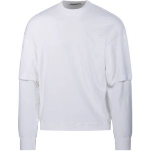 Darkpark, Heren, Sweatshirts & Hoodies, Wit, Maat: M