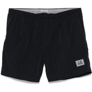 C.P. Companyvoor mannen. 18CMBW005A006369G Effen navy zwempak (52), Strandkleding, Polyamide, Marineblauw